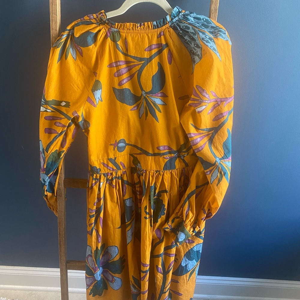 ANTHROPOLOGIE Let Me Be Printed Tunic Dress S - Picture 4 of 8